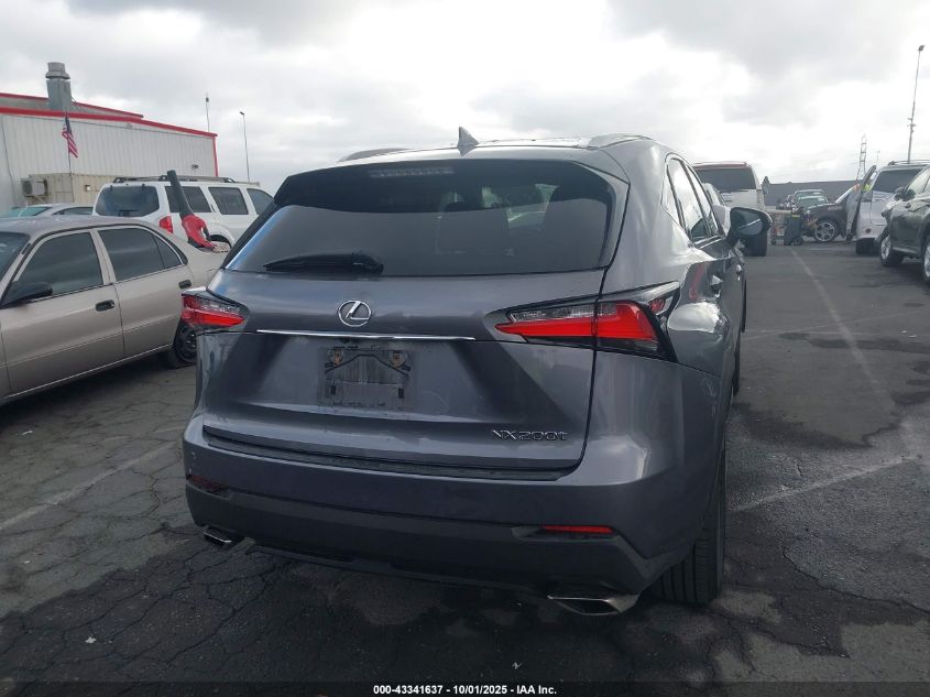 2017 Lexus Nx 200T VIN: JTJYARBZ0H2072183 Lot: 43341637