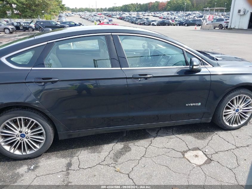 2014 Ford Fusion Hybrid Se VIN: 3FA6P0LU8ER238650 Lot: 43341666