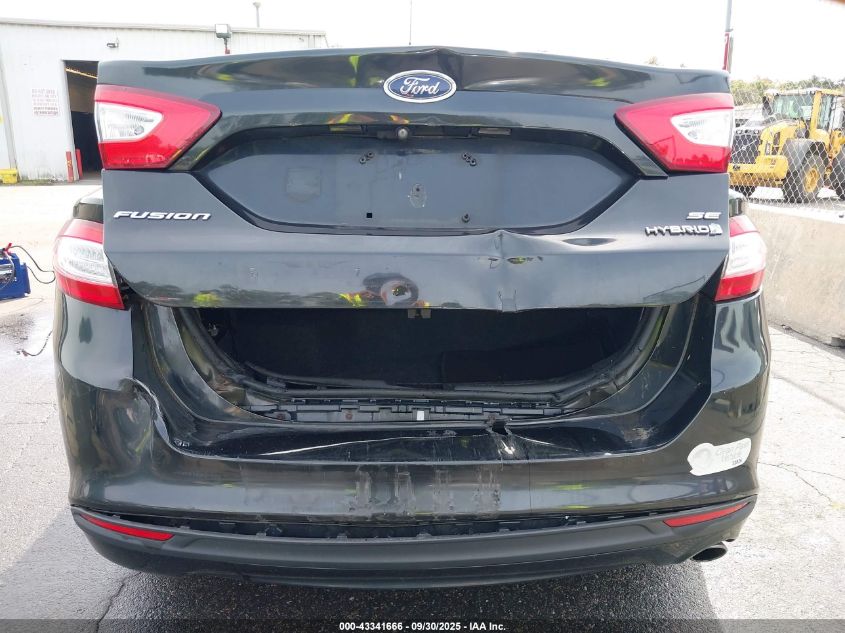 2014 Ford Fusion Hybrid Se VIN: 3FA6P0LU8ER238650 Lot: 43341666