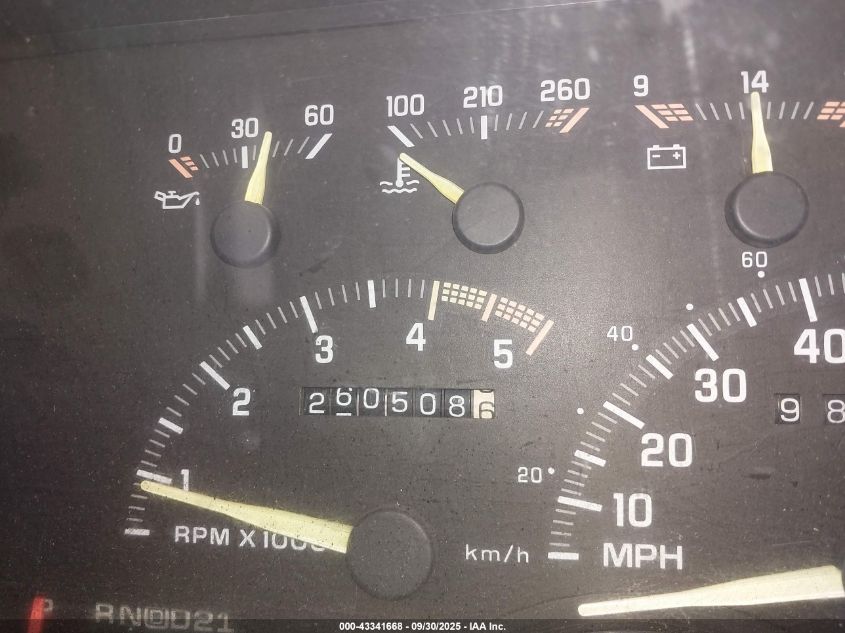 1992 GMC Sierra C1500 VIN: 1GTDC14K3NZ523641 Lot: 43341668