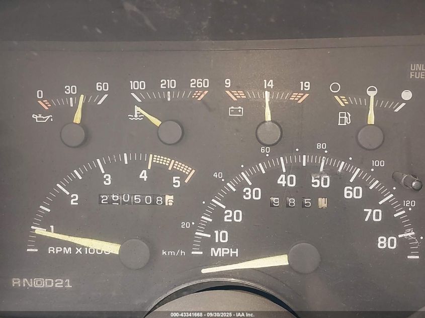 1992 GMC Sierra C1500 VIN: 1GTDC14K3NZ523641 Lot: 43341668