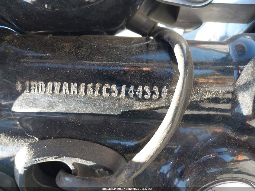 2014 Harley-Davidson Fxdbp Dyna Street Bob VIN: 1HD1VAM16EC314433 Lot: 43341694