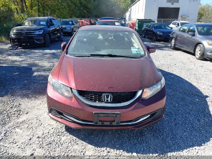 2014 Honda Civic Ex VIN: 2HGFB2F80EH530373 Lot: 43341711