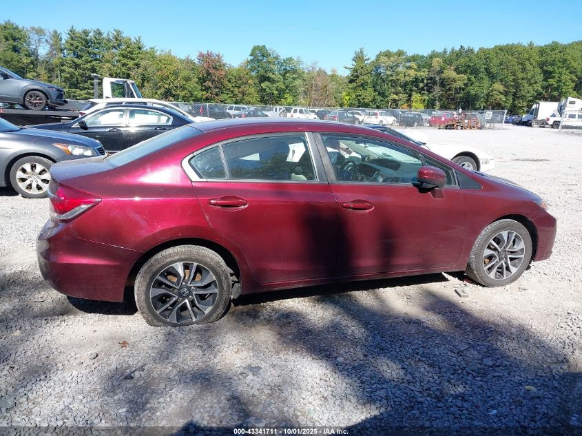 2014 Honda Civic Ex VIN: 2HGFB2F80EH530373 Lot: 43341711