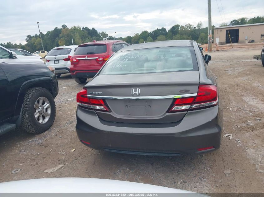 2014 Honda Civic Lx VIN: 2HGFB2F57EH525144 Lot: 43341722