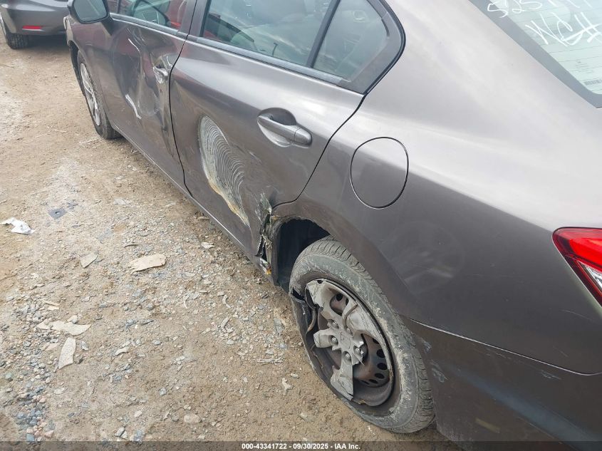 2014 Honda Civic Lx VIN: 2HGFB2F57EH525144 Lot: 43341722