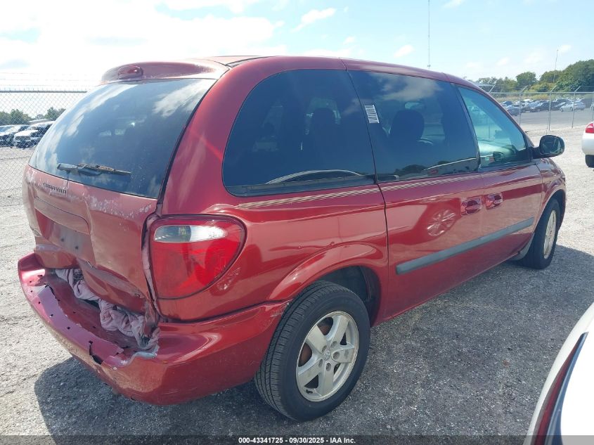 2005 Dodge Caravan Sxt VIN: 1D4GP45R15B436198 Lot: 43341725