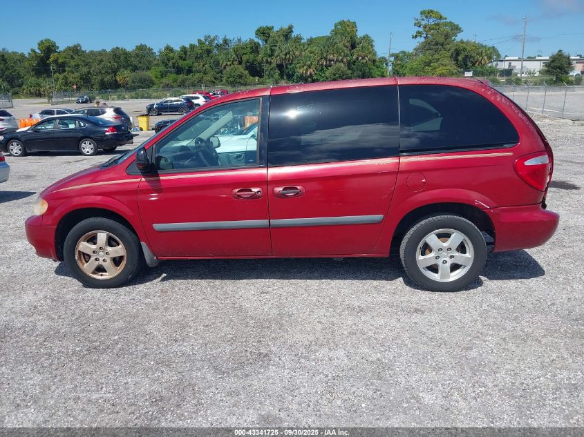 2005 Dodge Caravan Sxt VIN: 1D4GP45R15B436198 Lot: 43341725