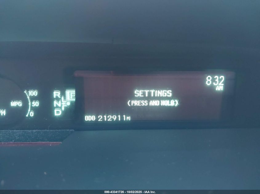 2010 Toyota Prius Iii VIN: JTDKN3DU8A0061669 Lot: 43341726