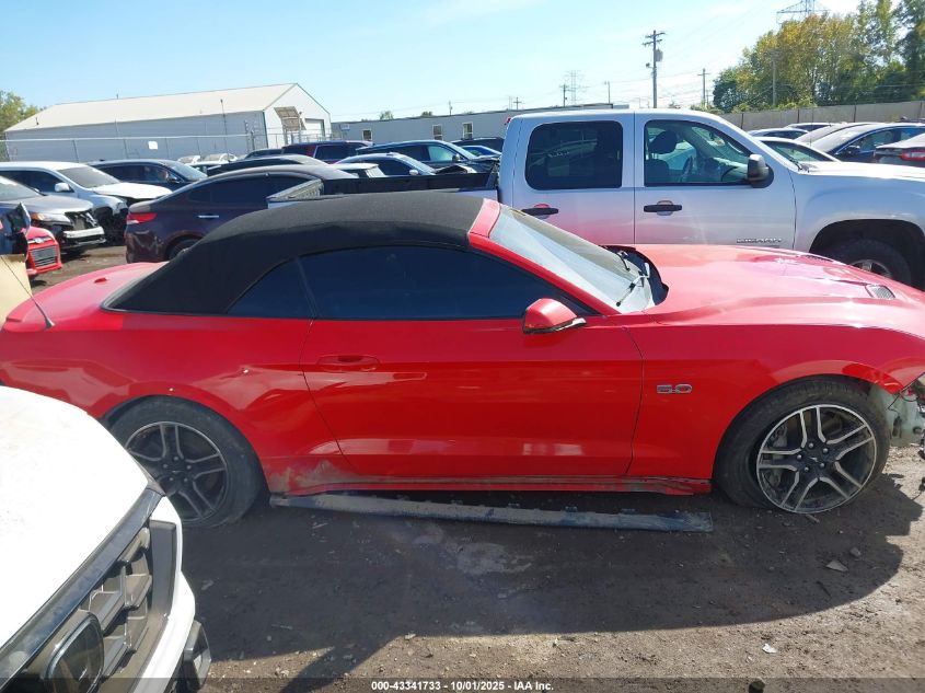 2019 Ford Mustang Gt Premium VIN: 1FATP8FF6K5182138 Lot: 43341733