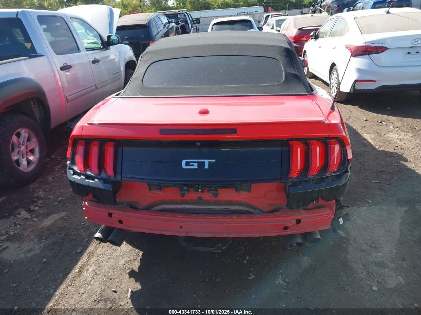 2019 Ford Mustang Gt Premium VIN: 1FATP8FF6K5182138 Lot: 43341733