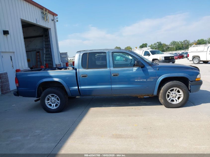 2002 Dodge Dakota VIN: 1B7HG3HN22S557628 Lot: 43341769