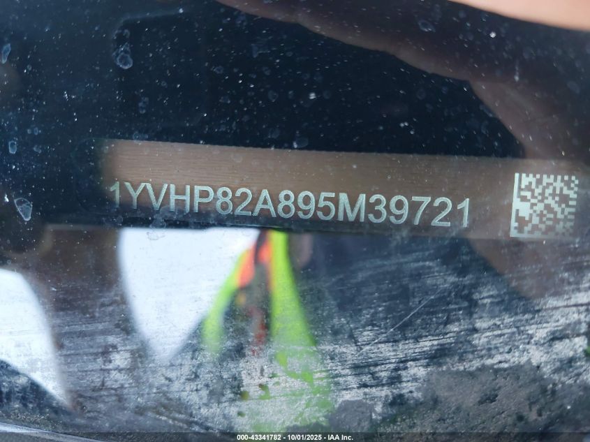 2009 Mazda Mazda6 I Touring VIN: 1YVHP82A895M39721 Lot: 43341782