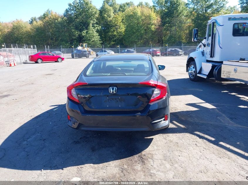 2018 Honda Civic Lx VIN: 19XFC2F54JE200677 Lot: 43341786