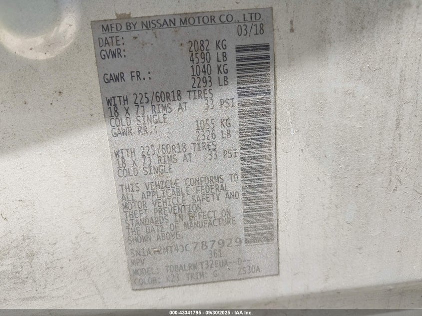 2018 NISSAN ROGUE SL - 5N1AT2MT4JC787929