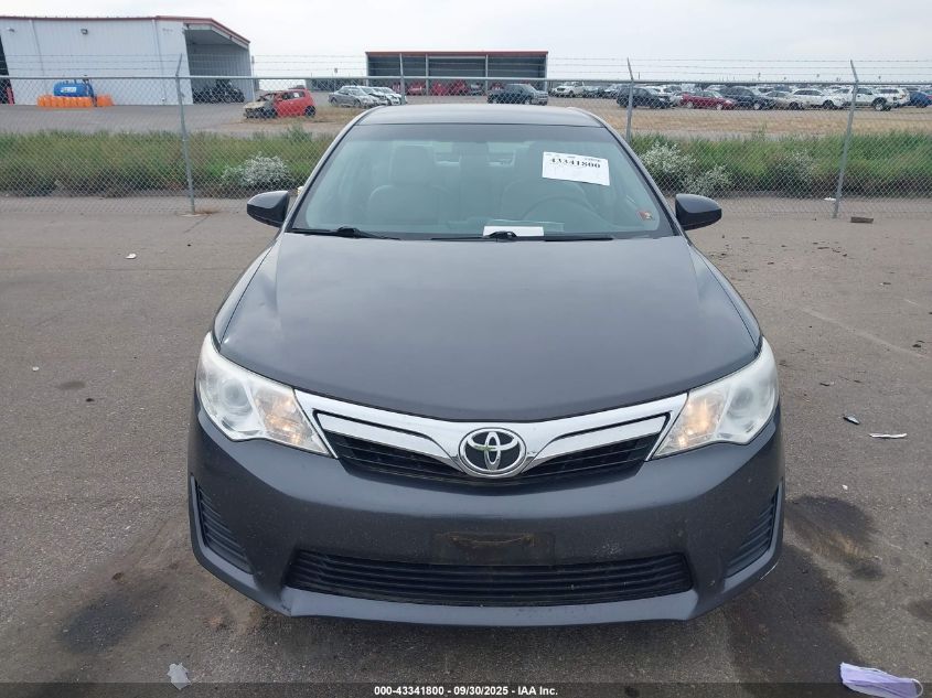2012 Toyota Camry Le VIN: 4T4BF1FK3CR232600 Lot: 43341800