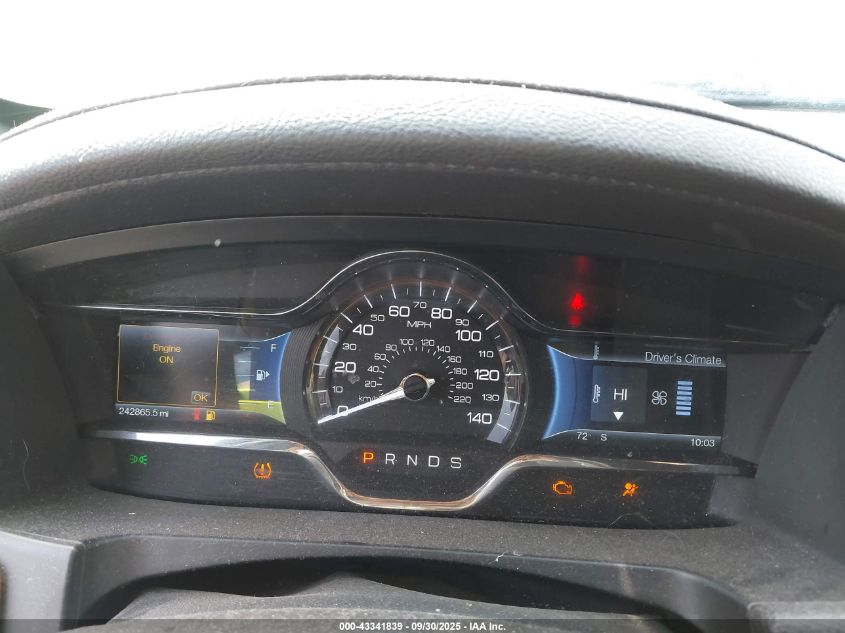 2013 Lincoln Mks VIN: 1LNHL9DK3DG617167 Lot: 43341839