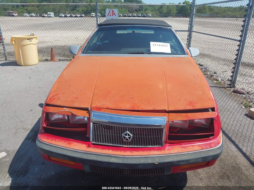 1988 Chrysler Lebaron VIN: 1C3XJ45K0JG447860 Lot: 43341843