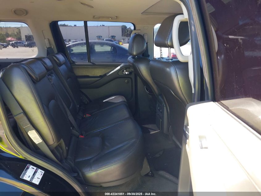 2008 Nissan Pathfinder Se V8 VIN: 5N1BR18A78C615426 Lot: 43341851