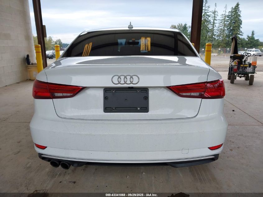 2017 Audi A3 2.0T Premium VIN: WAUAUGFFXH1045110 Lot: 43341868