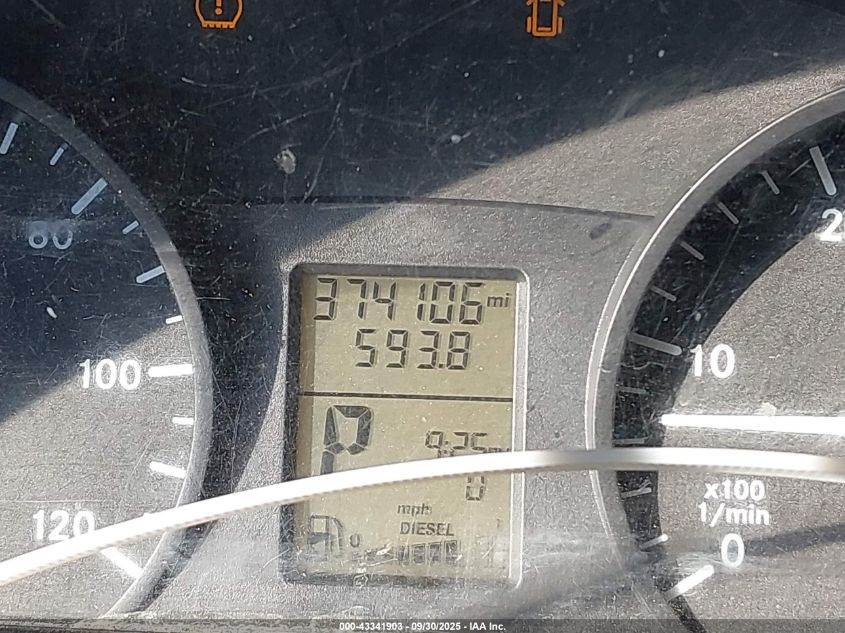 2011 Mercedes-Benz Sprinter 2500 High Roof VIN: WD3PE8CB6B5592595 Lot: 43341903