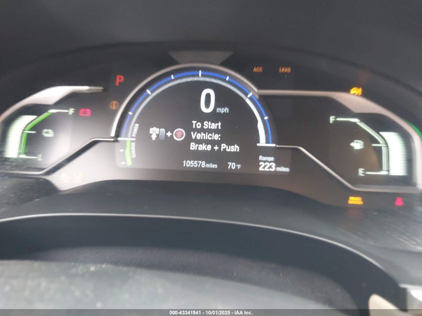 2019 Honda Clarity Plug-In Hybrid VIN: JHMZC5F1XKC006741 Lot: 43341941