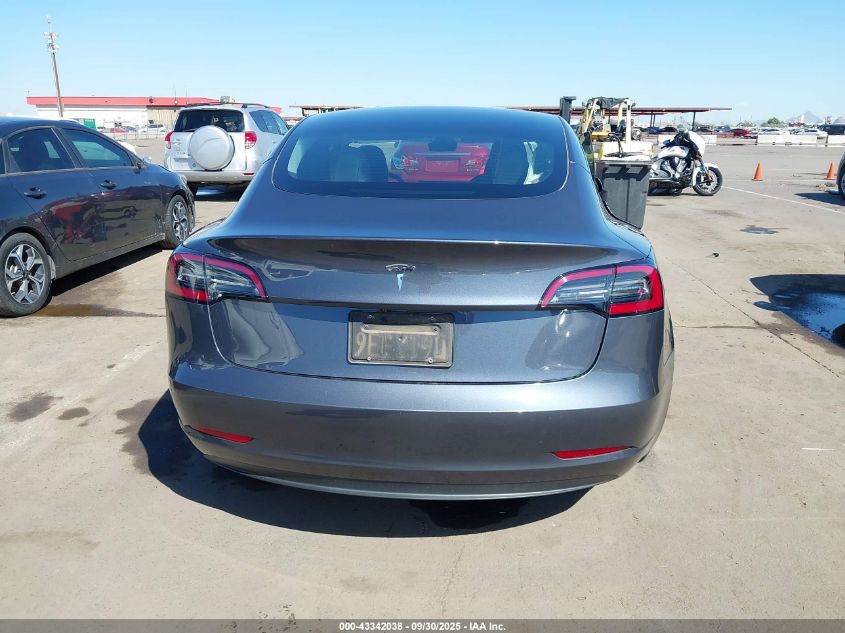 2023 Tesla Model 3 Rear-Wheel Drive VIN: 5YJ3E1EA1PF385599 Lot: 43342038