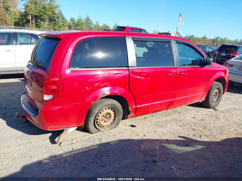 2012 Dodge Grand Caravan Se/Avp VIN: 2C4RDGBG5CR165664 Lot: 43342043