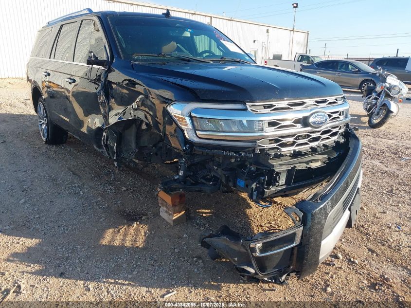 2022 Ford Expedition Platinum Max VIN: 1FMJK1MT9NEA17992 Lot: 43342056