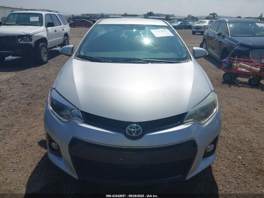 2014 Toyota Corolla S Plus VIN: 5YFBURHE8EP149660 Lot: 43342057