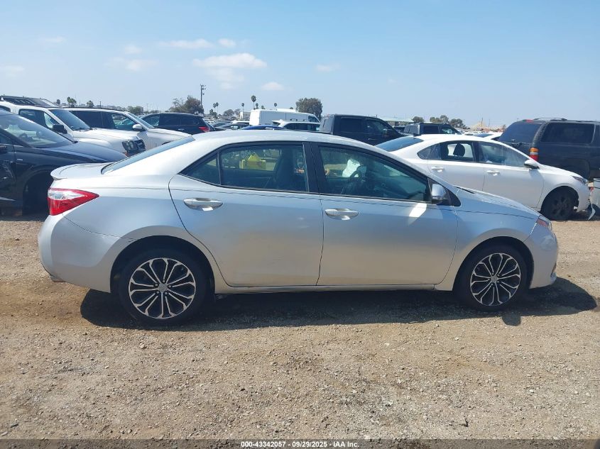 2014 Toyota Corolla S Plus VIN: 5YFBURHE8EP149660 Lot: 43342057