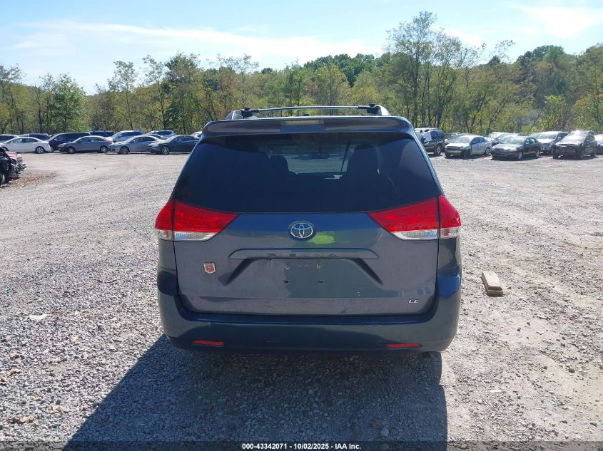 2013 Toyota Sienna Le V6 8 Passenger VIN: 5TDKK3DC5DS352230 Lot: 43342071