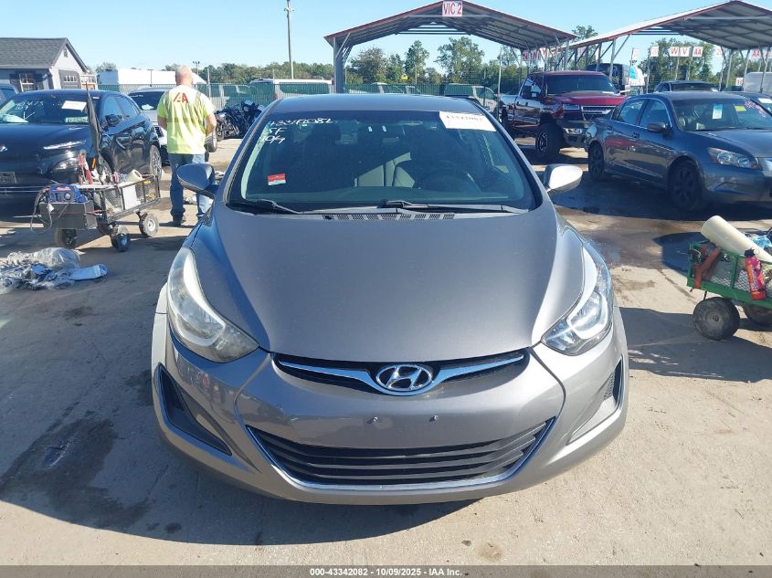 2014 Hyundai Elantra Se VIN: 5NPDH4AE7EH521366 Lot: 43342082