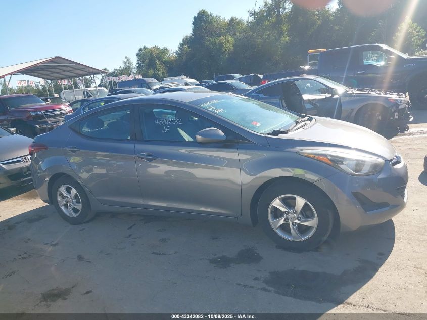 2014 Hyundai Elantra Se VIN: 5NPDH4AE7EH521366 Lot: 43342082