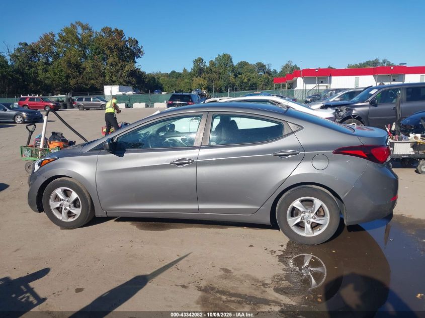 2014 Hyundai Elantra Se VIN: 5NPDH4AE7EH521366 Lot: 43342082