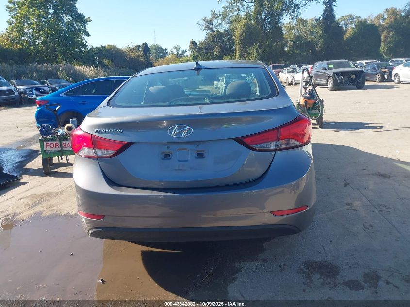 2014 Hyundai Elantra Se VIN: 5NPDH4AE7EH521366 Lot: 43342082