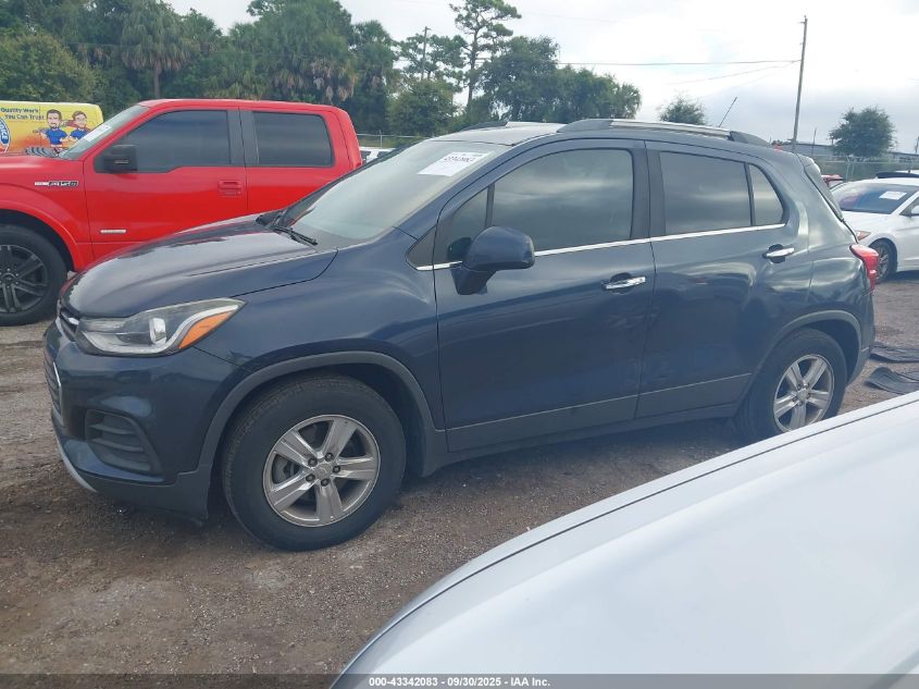 2018 Chevrolet Trax Lt VIN: 3GNCJLSB3JL334772 Lot: 43342083