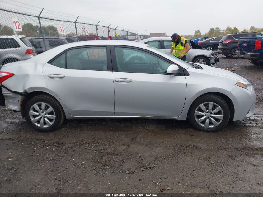 2014 Toyota Corolla Le VIN: 2T1BURHE9EC050541 Lot: 43342084