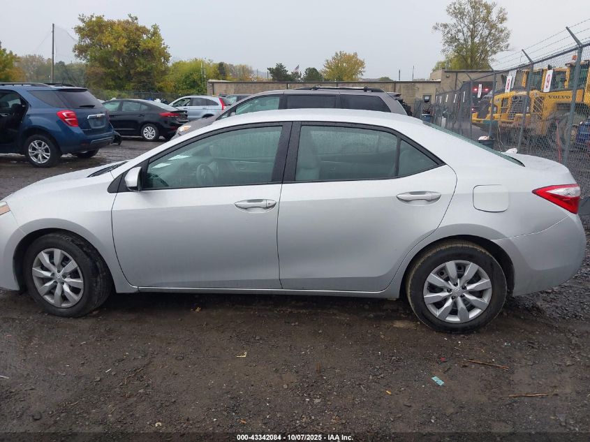 2014 Toyota Corolla Le VIN: 2T1BURHE9EC050541 Lot: 43342084