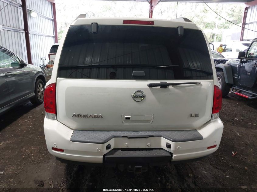 2008 Nissan Armada Le VIN: 5N1AA08C48N633482 Lot: 43342089