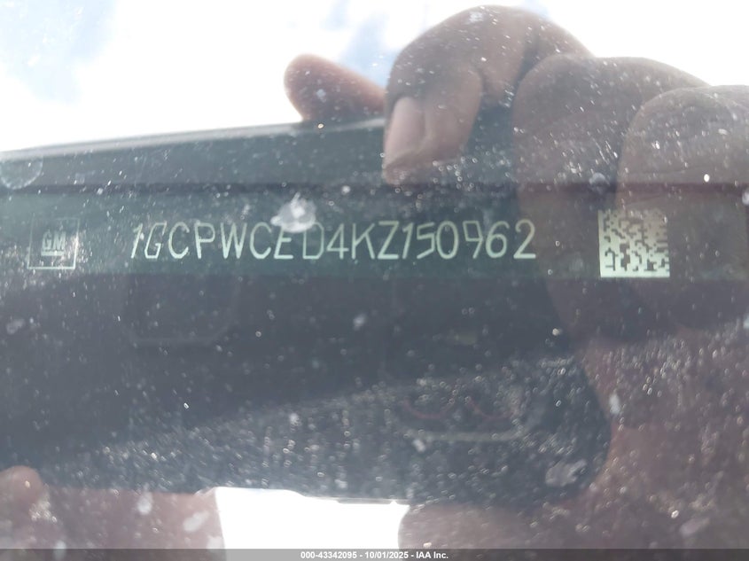 2019 CHEVROLET SILVERADO 1500 LT - 1GCPWCED4KZ150962