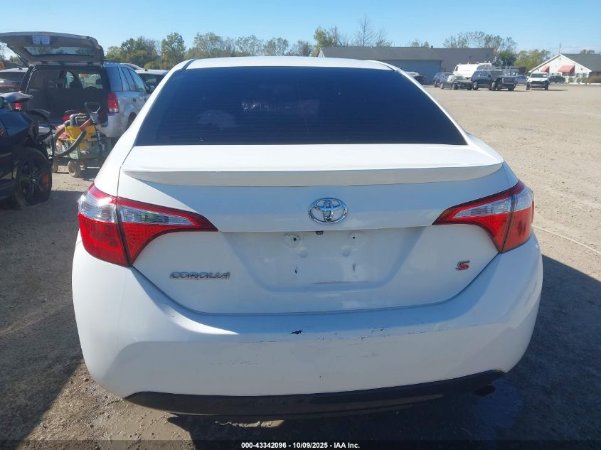 2015 Toyota Corolla S Plus VIN: 2T1BURHE2FC401050 Lot: 43342096
