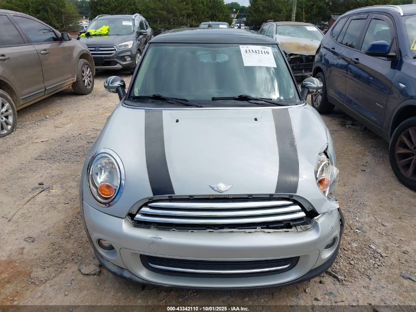 2012 Mini Cooper VIN: WMWSU3C57CT255749 Lot: 43342110