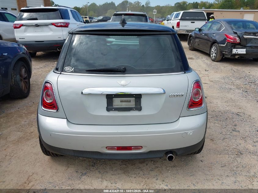 2012 Mini Cooper VIN: WMWSU3C57CT255749 Lot: 43342110