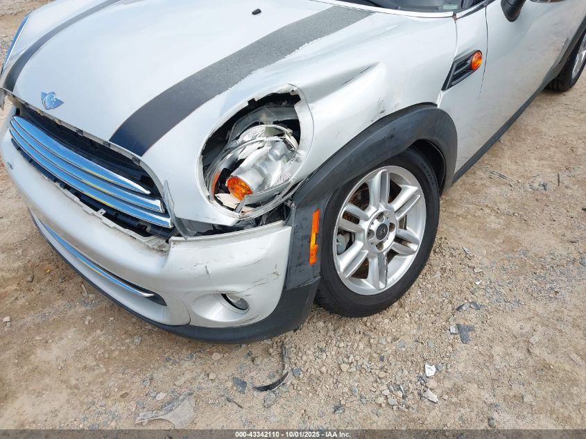 2012 Mini Cooper VIN: WMWSU3C57CT255749 Lot: 43342110