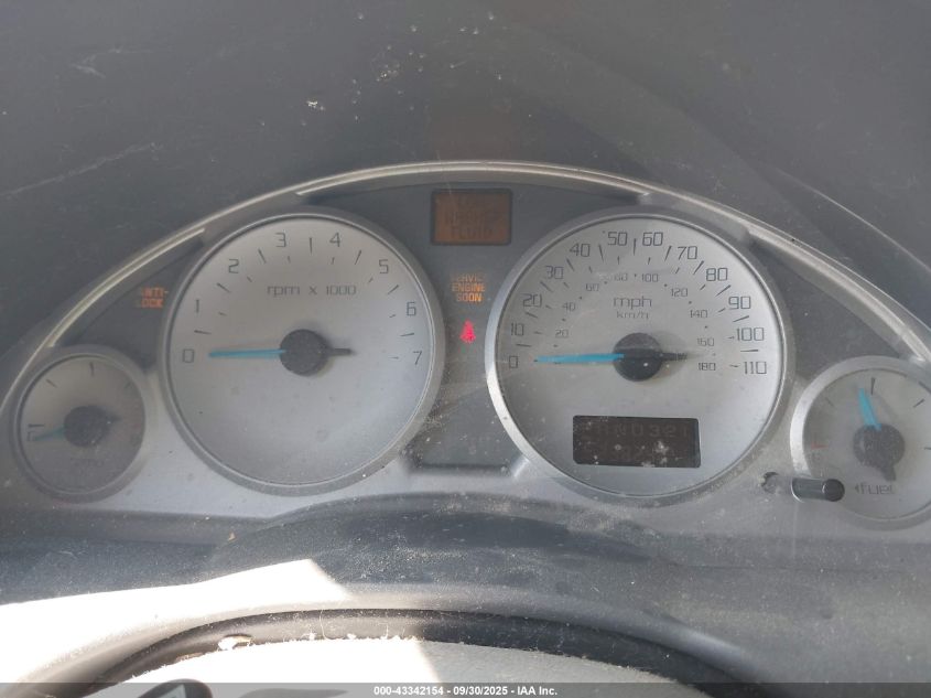 2002 Buick Rendezvous Cx VIN: 3G5DA03E52S576899 Lot: 43342154