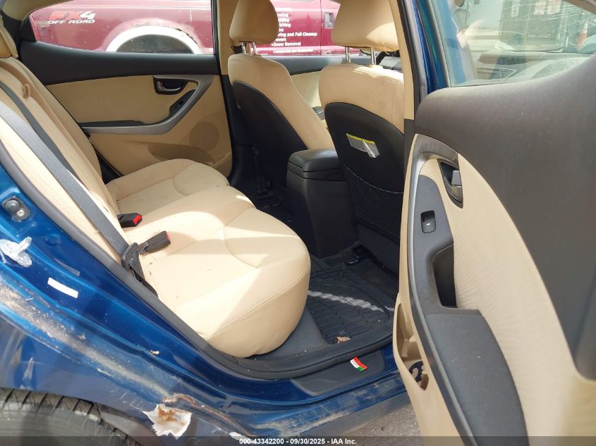 2013 Hyundai Elantra Gls VIN: KMHDH4AEXDU994419 Lot: 43342200