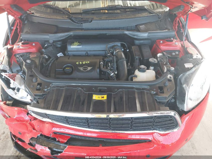 2012 Mini Cooper S Countryman VIN: WMWZC3C57CWL84185 Lot: 43342224