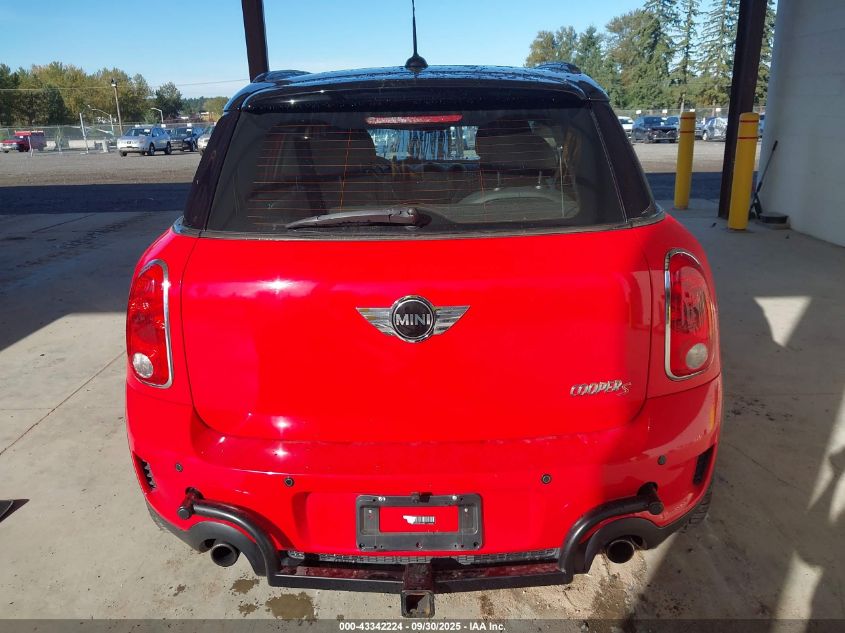 2012 Mini Cooper S Countryman VIN: WMWZC3C57CWL84185 Lot: 43342224
