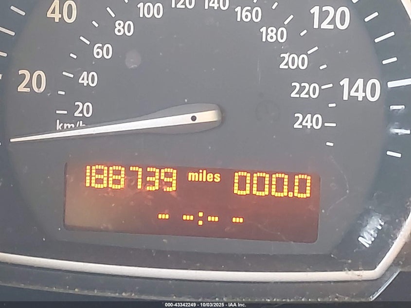 2006 BMW X3 3.0I VIN: WBXPA93416WG89878 Lot: 43342249